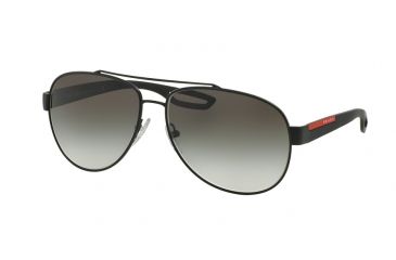 Image of Prada PS55QS Bifocal Prescription Sunglasses PS55QS-DG00A7-62 - Lens Diameter 62 mm, Frame Color Black Rubber