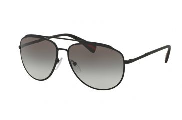 Image of Prada PS55RS Bifocal Prescription Sunglasses PS55RS-DG00A7-59 - Lens Diameter 59 mm, Frame Color Black Rubber