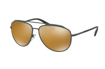 Image of Prada PS55RS Bifocal Prescription Sunglasses PS55RS-UFI5N2-59 - Lens Diameter 59 mm, Frame Color Green Rubber