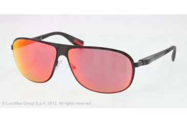 Image of Prada PS56OS Progressive Prescription Sunglasses PS56OS-1BO6Y1-62 - Lens Diameter 62 mm, Lens Diameter 62 mm, Frame Color Black Demi Shiny