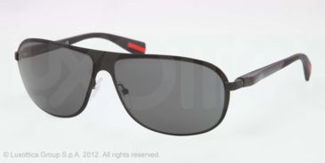 Image of Prada PS56OS Progressive Prescription Sunglasses PS56OS-DG01A1-62 - Lens Diameter 62 mm, Lens Diameter 62 mm, Frame Color Black