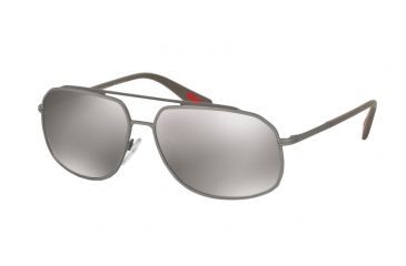 Image of Prada PS56RS Bifocal Prescription Sunglasses PS56RS-DG15K0-60 - Lens Diameter 60 mm, Frame Color Brown/lead Rubber