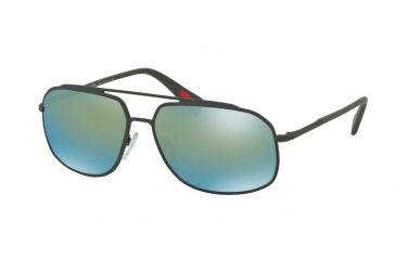 Image of Prada PS56RS Bifocal Prescription Sunglasses PS56RS-TIG4J2-60 - Lens Diameter 60 mm, Frame Color Grey Rubber