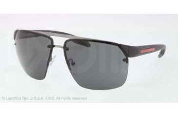 Image of Prada PS57OS Single Vision Prescription Sunglasses PS57OS-7CQ1V1-64 - Lens Diameter 64 mm, Frame Color Gunmetal Demi Shny