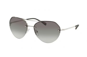 Image of Prada PS57RS Bifocal Prescription Sunglasses PS57RS-1BC0A7-59 - Lens Diameter 59 mm, Frame Color Silver