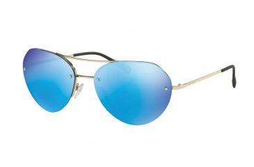 Image of Prada PS57RS Bifocal Prescription Sunglasses PS57RS-ZVN5M2-59 - Lens Diameter 59 mm, Frame Color Pale Gold