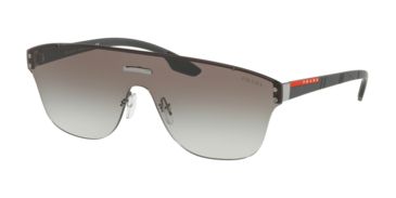 Image of Prada PS57TS Sunglasses 0A70A7-43 - Gunmetal Frame, Grey Gradient Lenses