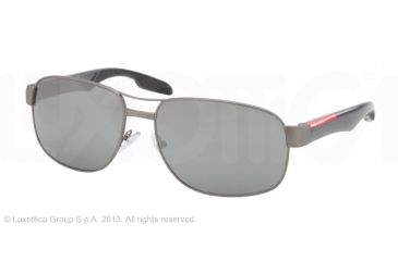 Image of Prada PS58NS Single Vision Prescription Sunglasses PS58NS-7CQ7W1-61 - Lens Diameter 61 mm, Lens Diameter 61 mm, Frame Color Gunmetal Demi Shiny