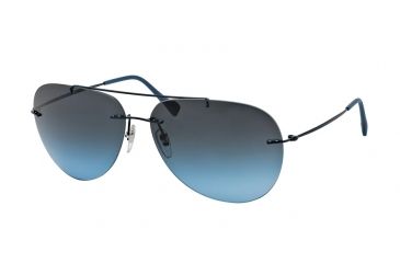 Image of Prada RED FEATHER PS50PS Bifocal Prescription Sunglasses PS50PS-MA35I1-60 - Lens Diameter 60 mm, Frame Color Blue Demi Shiny