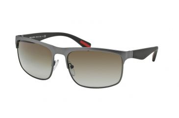 Image of Prada RUBBERMAX PS56PS Single Vision Prescription Sunglasses PS56PS-DG11X1-60 - Lens Diameter 60 mm, Frame Color Gunmetal Rubber