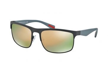 Image of Prada RUBBERMAX PS56PS Single Vision Prescription Sunglasses PS56PS-TFZ2D2-60 - Lens Diameter 60 mm, Frame Color Grey Rubber