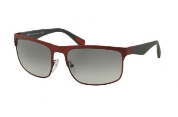 Image of Prada RUBBERMAX PS56PS Single Vision Prescription Sunglasses PS56PS-TWM3M1-60 - Lens Diameter 60 mm, Frame Color Bordeaux Rubber