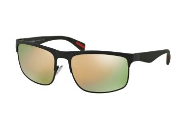 Image of Prada RUBBERMAX PS56PS Single Vision Prescription Sunglasses PS56PS-UAZ2D2-60 - Lens Diameter 60 mm, Frame Color Green Rubber