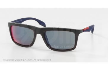 Image of Prada SLICE PS02PS Bifocal Prescription Sunglasses PS02PS-SL89Q1-57 - Lens Diameter 57 mm, Frame Color Bordeaux Demi Shiny
