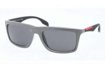 Image of Prada SLICE PS02PS Bifocal Prescription Sunglasses PS02PS-SL91A1-57 - Lens Diameter 57 mm, Frame Color Grey Demi Shiny