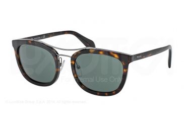 Image of Prada SOCIETY PR17QS Single Vision Prescription Sunglasses PR17QS-2AU3O1-52 - Lens Diameter 52 mm, Frame Color Havana