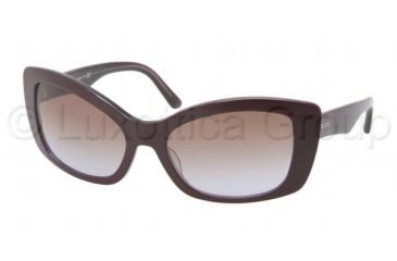 Image of Prada Bifocal Sunglasses PR03NS with Lined Bi-Focal Rx Prescription Lenses PR03NS-IAY6P1-5718 - Lens Diameter 57 mm, Frame Color Top Violet / Lilac Demo Lens