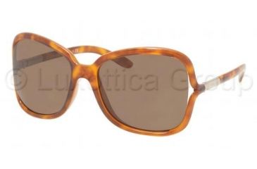 Image of Prada Sunglasses PR28LS 4BW8C1-5817 - Light Havana Frame, Brown Lenses, 58mm Lens Diameter