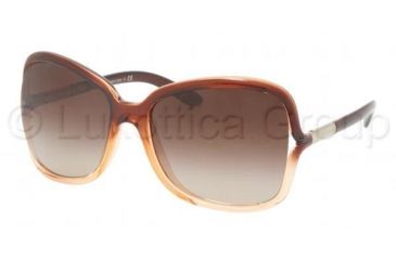 Image of Prada Sunglasses PR28LS GO56S1-5817 - Brown Gradient Frame, Brown Gradient Lenses, 58mm Lens Diameter
