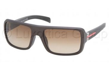 Image of Prada Prescription Sunglasses PS01IS, Select Frame Color / Lens Diameter Matte Brown Frame / 57 mm Prescription Lenses