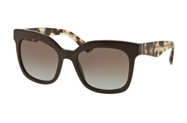 Image of Prada TRIANGLE PR24QS Single Vision Prescription Sunglasses PR24QS-DHO4S2-53 - Lens Diameter 53 mm, Frame Color Brown