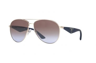 Image of Prada TRIANGLE PR53QS Bifocal Prescription Sunglasses PR53QS-1BC2H2-60 - Lens Diameter 60 mm, Frame Color Silver