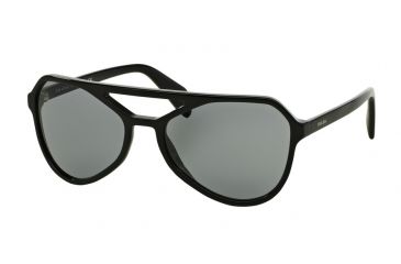 Image of Prada TYPE PR22RS Progressive Prescription Sunglasses PR22RS-1AB3C2-58 - Lens Diameter 58 mm, Frame Color Black