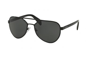 Image of Prada TYPE PR55RS Progressive Prescription Sunglasses PR55RS-7AX1A1-58 - Lens Diameter 58 mm, Frame Color Black