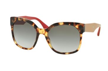 Image of Prada VOICE PR10RS Single Vision Prescription Sunglasses PR10RS-7S00A7-57 - Lens Diameter 57 mm, Frame Color Medium Havana