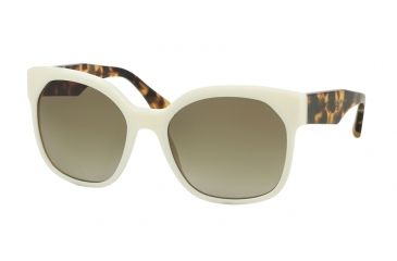 Image of Prada VOICE PR10RS Single Vision Prescription Sunglasses PR10RS-7S31X1-57 - Lens Diameter 57 mm, Frame Color Ivory