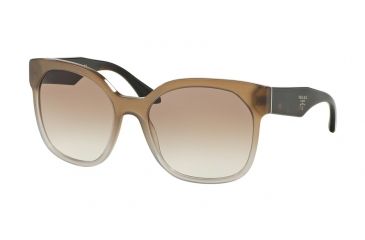 Image of Prada VOICE PR10RS Single Vision Prescription Sunglasses PR10RS-UBJ1L0-57 - Lens Diameter 57 mm, Frame Color Grey Gradient