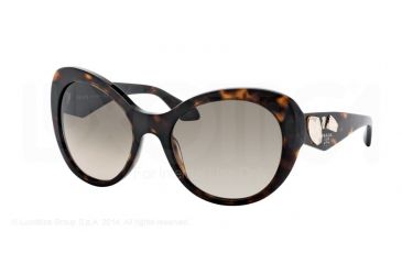 Image of Prada VOICE PR26QS Bifocal Prescription Sunglasses PR26QS-2AU3D0-56 - Lens Diameter 56 mm, Frame Color Havana