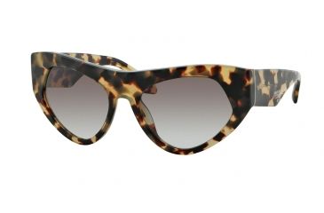 Image of Prada VOICE PR27QS Single Vision Prescription Sunglasses PR27QS-7S00A7-56 - Lens Diameter 56 mm, Frame Color Havana