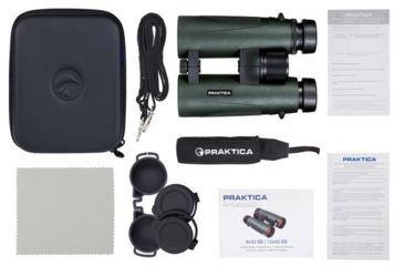 Image of Praktica Ambassador FX 10x42 ED Binoculars, Green PRA136