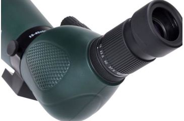 Image of Praktica Highlander Angled Spotting Scope 15-45x60mm w/ Tripod, Green PRA118