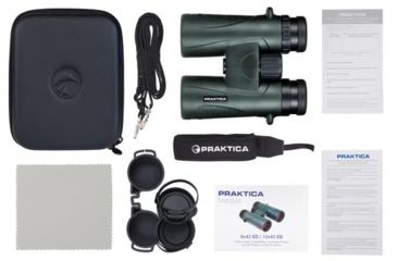 Image of Praktica Marquis8x42 ED FX Binoculars, Green PRA137