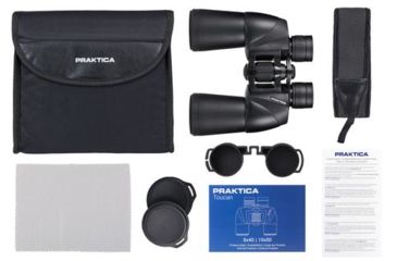 Image of Praktica Toucan Binoculars, 10x50mm, Porro Prism, Black, MHTO1050B
