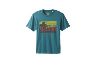 Image of prAna Aggler Everyday T-Shirt - Mens, Deep Balsam Heather, Medium, M13181433-DMHT-M