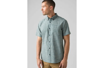 Image of prAna Agua Shirt - Mens, Atlantic, Large, M11201599-ATL-L