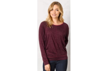 Image of prAna Amanda Top - Women's-Black Plum-Large