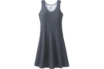 Image of prAna Amelie Dress - Women's -Charcoal Parade-Large