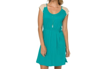 Image of prAna Angelina Dress - Women's-Dynasty Green-Small
