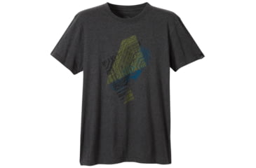 Image of prAna Angle Tee - Men's-Charcoal Heather-Medium