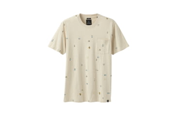 Image of prAna Auxi Crew - Slim - Mens, Stone, Large, M11191489 -260-L