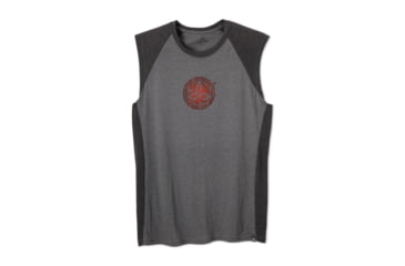 Image of prAna Bamboo Sleeveless Tee - Men's-Charcoal-Small