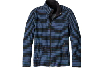 Image of prAna Barclay Sweater - Men's-Pure Blue Stripe-Small