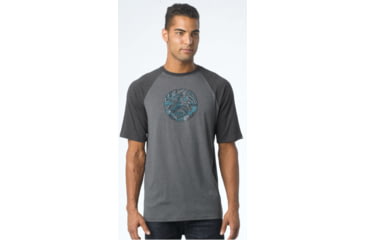 Image of prAna Barrel Organic T-Shirt - Men's-Charcoal-Small