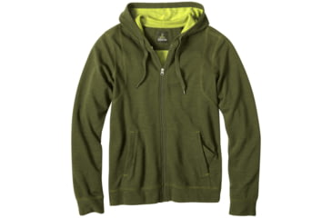 Image of prAna Barringer Full Zip - Men's-Dark Olive-X-Large