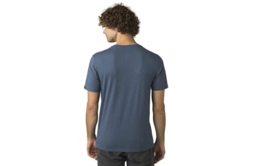 Image of prAna Bear Squeeze Journeyman T-Shirt - Men's, Medium, Denim Heather, 1966311-401-SL-M