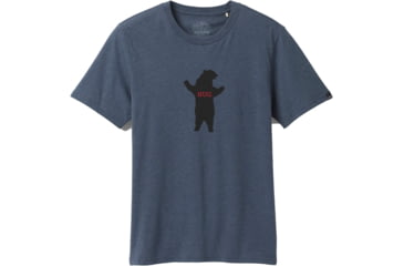 Image of prAna Bear Squeeze Journeyman T-Shirt - Men's, Medium, Denim Heather, 1966311-401-SL-M